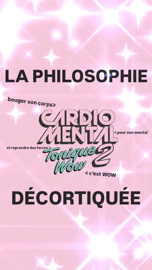 Mes ⭐️Wow⭐️,,,,même si je quitte les réseaux……je veux que vous vous 💭RAPPELIEZ,,, la PHILOSOPHIE pour quand ça file moins fort : le CARDIO MENTAL TONIQUE WOW💪🧠 (par Nancy Choquette, moi,,,,)