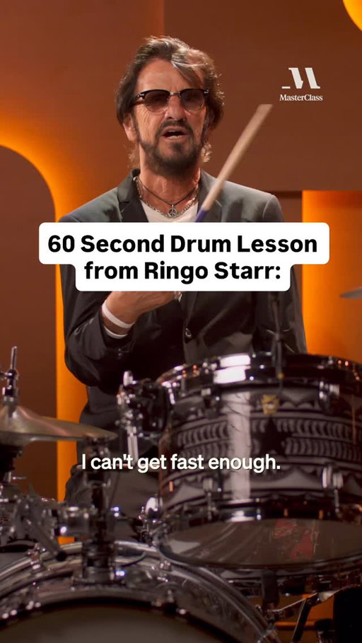 Peace, love, and drums from the GOAT 🥁 

💡: @ringostarrmusic - Drumming & Creative Collaboration
