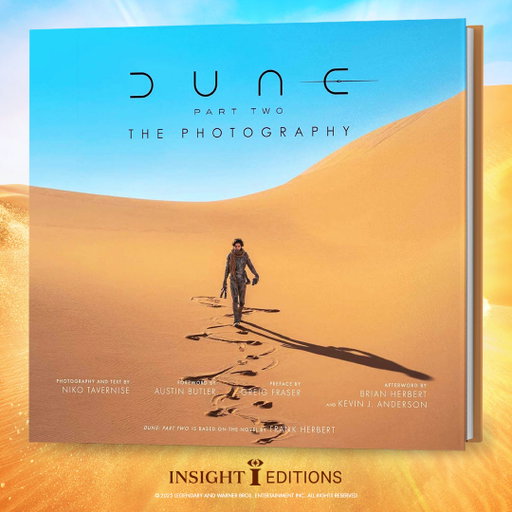 DUNE PART TWO: THE PHOTOGRAPHY is now available! ⁠
⁠
Curated from thousands of photos taken by on-set photographer Niko Tavernise throughout the filming of Dune: Part Two, this visually stunning volume highlights awesome photos of the cast, crew, and vistas from the set.⁠
⁠
#Dune #DuneMovie #FilmBooks