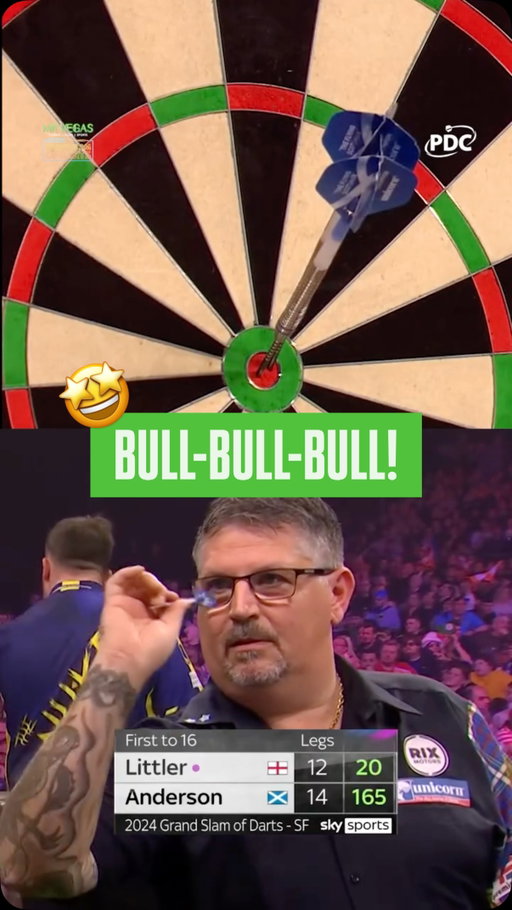 BULL-BULL-BULL FOR ANDO! 🎯

Gary Anderson pinned three bullseyes in his semi-final contest against Luke Littler last year, but it wasn't enough for The Flying Scotsman! 😳
