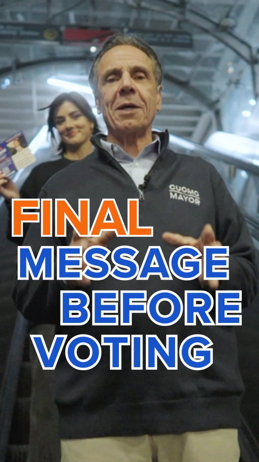 NEW YORK, I’M LEAVING YOU WITH THIS TODAY:

If I could accomplish all of these things as your governor, imagine what I could do as your mayor.

Get all of your friends who haven’t voted yet and hit the polls, because this election, more than any in the past, EVERY VOTE IS GOING TO MATTER & MAKE A DIFFERENCE.

Go to vote.nyc to find your nearest polling site.
Voting closes at 9 PM EST.

Let’s do this and make New York City greater than it ever was before.

#VoteforCuomo