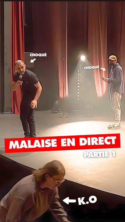 Elle s’évanouit durant le spectacle 😳

En spectacle à #Paris jusqu’au 28 mars & en tournée partout en France 📍
🔛 Infos & réservations sur kheiron.fr