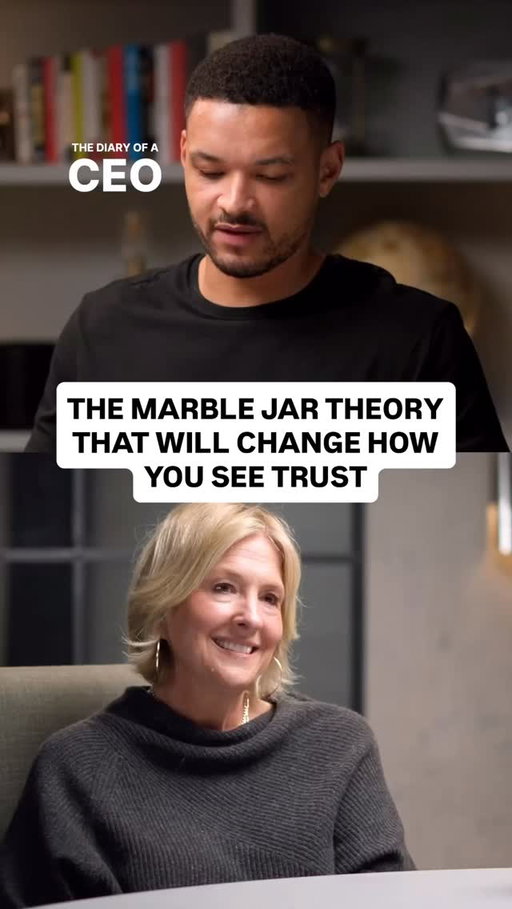 Trust isn’t built overnight, it’s earned one small moment at a time.

Comment “Brene” and I’ll personally DM you our conversation.

Dr Brené Brown shares her “marble jar” theory of trust.

She explains that trust is like filling a jar with marbles, every small act of honesty, kindness, or reliability adds one in.

Real trust isn’t a grand gesture, it’s consistency, time, and showing up when it matters most.

Do you think trust can ever be fully rebuilt once it’s broken?

Credit: @brenebrown x @thediaryofaceopodcast