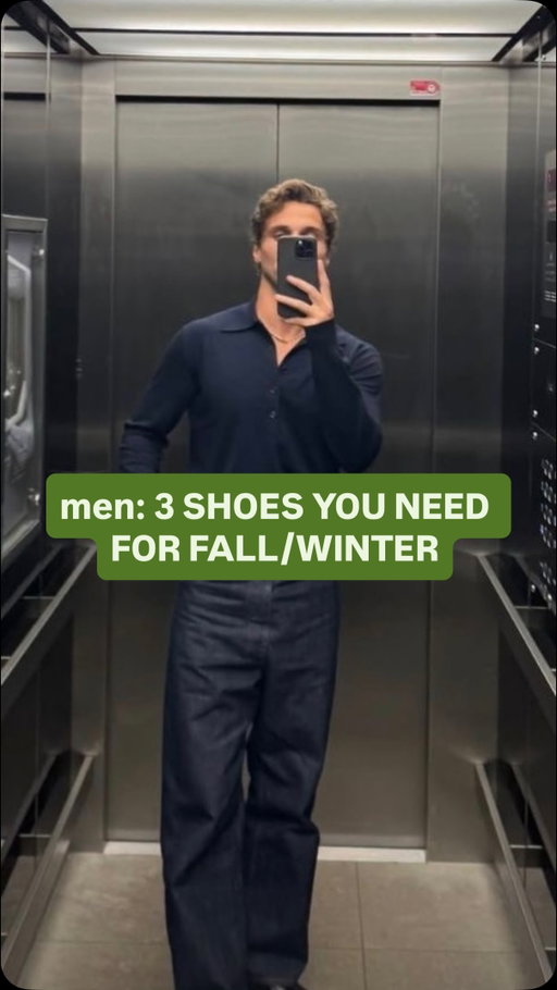 Calling all men! Comment SHOES for all the links. 
The only 3 shoes you need for fall/winter: 
1. Structured boots 
2. Chukka boots 
3. Sneakers 

#menshoes #menwinterfashion #mensneakers #menboots #chukkaboots #chelseaboots #leatherboots #menfallfashion https://liketk.it/5uUww