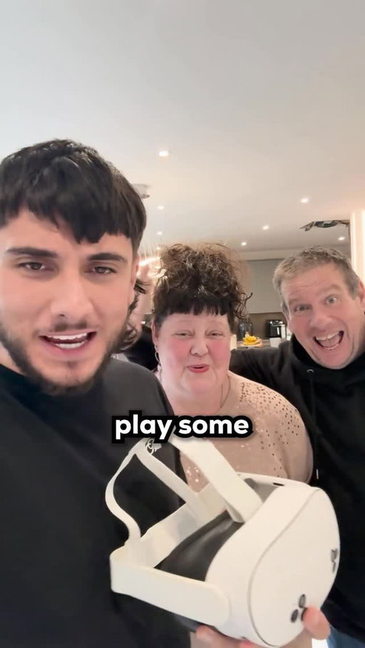 Me, Mother Aarons and Father Aarons are always on infinite side quests with @metaquest 3S #QuestPartner #ad