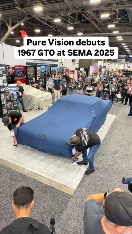 Pure Vision debut the 1967 GTO at @semashow 2025.