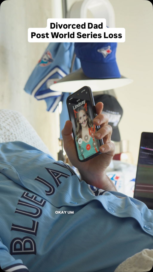 It’s been a rough fews days for this Blue Jays fan ⚾️ 💔 

📹: @naveedkoval 

#worldseries #divorceddad