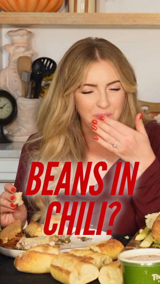 Does Real Chili have Beans?!🫘 

What do you consider real chili?  Beans or no beans?  It’s not really a question, we are telling you how it is ;-) but let us know either way ⬇️

Have you had Panera’s Bread Bowl Chili?  So good! @panerabread 

In this episode of Best Thing on the Menu (link in the story):

S6 Ep.6 - Paul’s sister in-law Whitney Johnson finally makes her debut on the show. We sit down together as the foodies of the family to sample and enjoy Panera’s full menu. One of the most surprising menu’s of the season this spread of sandwiches, salads, soups, and baked goodies had Whitney cooing, dancing, and cheering for more. We tackle big topics like if chili should have beans, if salads should have fruit, and what the mood needs to be for Whitney to want a cookie with everything in it.

#foodreview #restaurantreview #chilihasbeans #bestthingonthemenu #utahfoodie #slcfoodie #panerabread