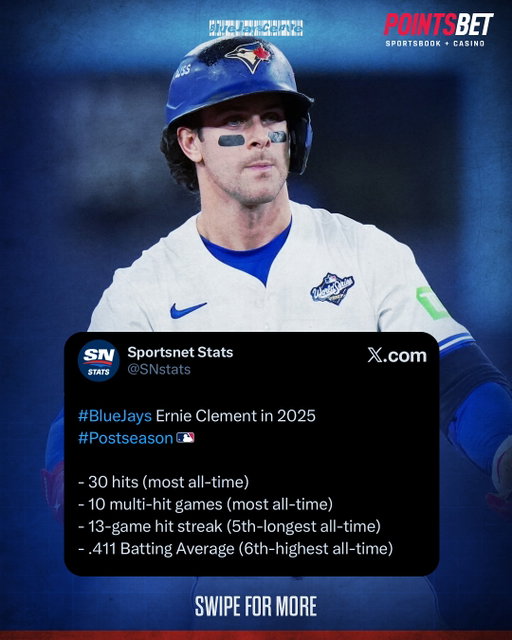 Man Ernie was so close to a World Series MVP. 

Andy Pages🥀

Play on PointsBet | 19+
#mlb | #bluejays