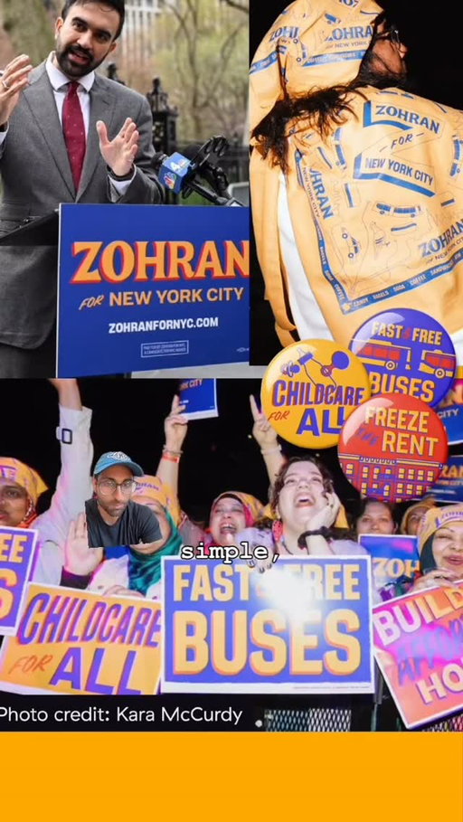 the very good design (by @designedbyforge) of the Zohran campaign 

#design #nyc