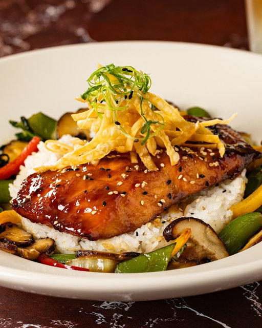 Tuesdays are better with our Miso Glazed Salmon.