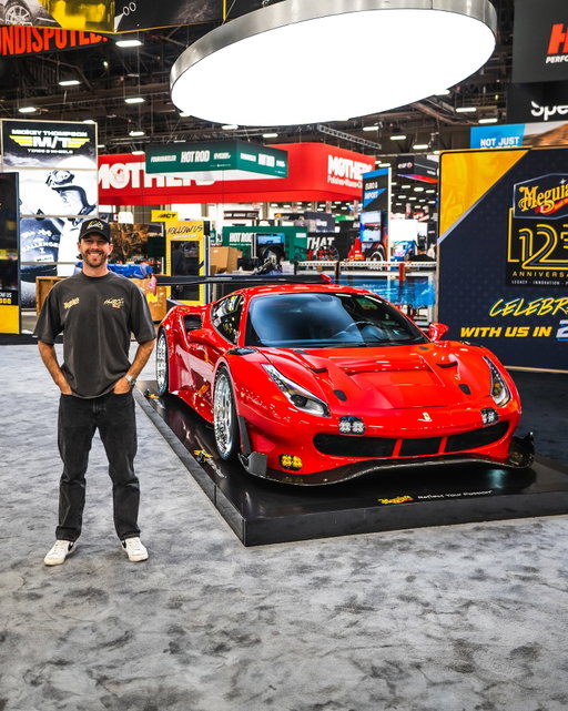 Welcome the worlds only Ferrari 488 GT3 Evo Street Car 🫱🏻‍🫲🏼 the 488 GT3 @meguiars tee is available now at @thehuntandcompany 🏁