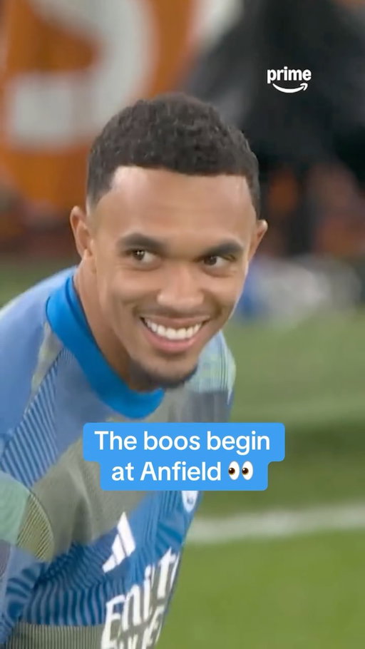 Trent enters the stage 🏟️

The sentiment is clear at Anfield 👀