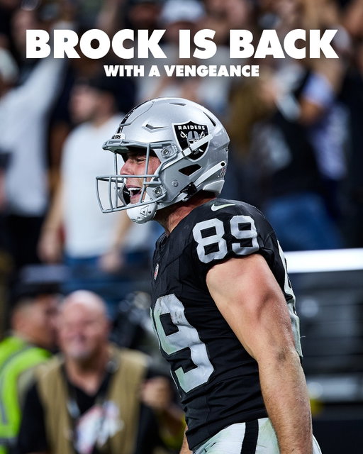 Didn't miss a beat. 

#RaiderNation | 📺 NFL+