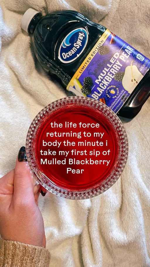 It isn’t just a drink, it’s a seasonal resurrection 🍁🍐✨ Mulled Blackberry Pear is back and this is your sign to get it while it lasts at Walmart.