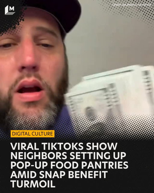 Amidst a struggling economy, government shutdown, and uncertain SNAP benefits, TikTok has become an unexpected hub for mutual aid, with users setting up pop-up food pantries to feed their communities.⁠
⁠
⁠
One of the most viral examples of these DIY food pantries came from AJ Owen (@ ajpgh412). In a teary TikTok, Owen describes how his front-yard food pantry has helped countless people, before revealing that an anonymous donor dropped off an envelope stuffed with cash.⁠
⁠
Across TikTok and other platforms, similar pop-up pantries are multiplying — digital proof that grassroots generosity can spread as quickly as any viral trend.��⁠
⁠
(Video Credit:  AJ Owen (@ ajpgh412) via TikTok)⁠
⁠
⁠
#government #shutdown #snap #news #breakingnews