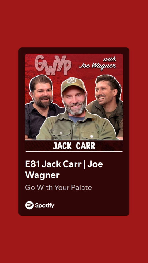 @jackcarrusa on Go With Your Palate Podcast! ⁠
⁠
This week, we’re honored to sit down with Jack Carr, former Navy SEAL turned New York Times bestselling author. ⁠
⁠
Check out the full episode on ‘Go With Your Palate’ podcast. Available on all podcast streaming platforms.