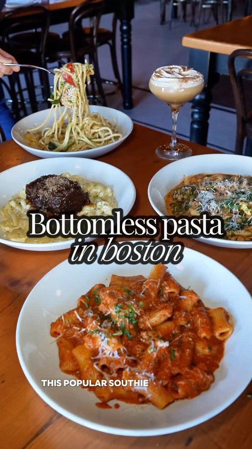 BOTTOMLESS PASTA IN BOSTON🍝 @capoboston 

Capo Restaurant and Supper Club is a popular spot in South Boston for pasta, pizza, and cocktails. Every week, they offer all you can eat handmade pastas for only $32 per person! Try several of their large variety of pastas! My favorites were the wagyu short rib alfredo and bolognese.

Check out @capoboston on Wednesdays for bottomless pasta!

📍443 W Broadway, Boston, MA

#bostonfoodgram #bostonfood #eatfamous #bestfoodboston #bostonterrier #eeeeeats