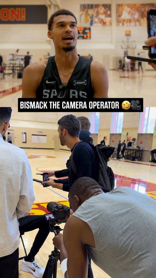 @bismackbiyombo getting all the angles 😂🎥