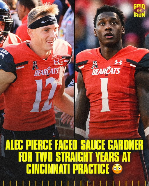 From college teammates at Cincinnati to teammates again in the NFL

Sauce Gardner and Alec Pierce are back together in Indy 🤝

(via @colts)