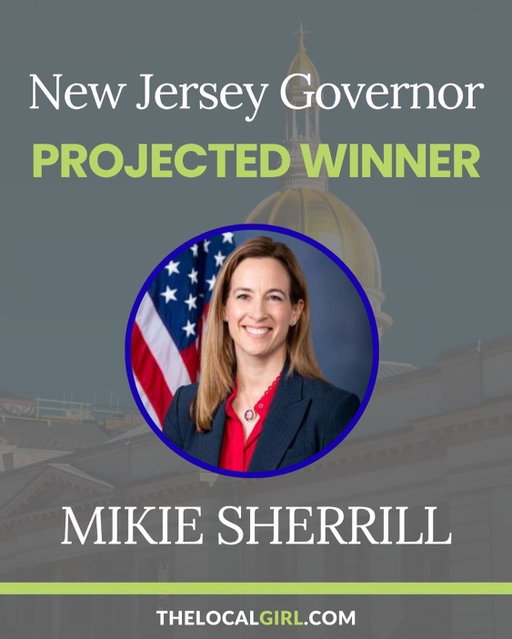 AP has projected Democratic Candidate Mikie Sherrill as the winner for the NJ Gubernatorial election. 

Details at the link in our bio.

🟢 Follow @thelocalgirlhq brands for all things NJ