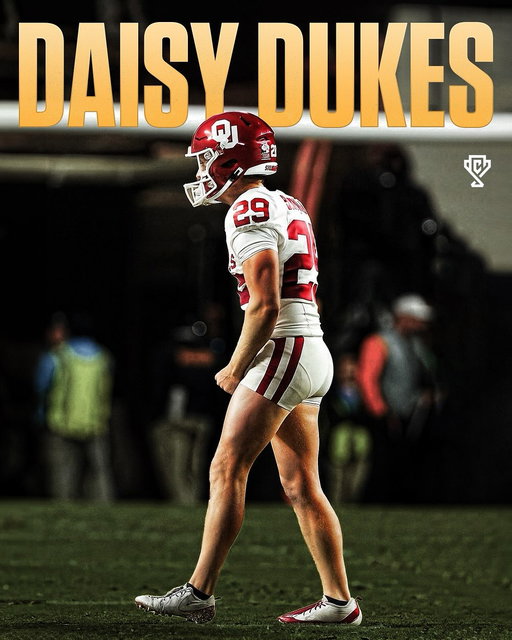 Sandell admitted after the game that he didn’t realize his shorts were that short until he saw a TV replay.
“I did not know they were that short,” said Sandell. “But I’m not gonna say that I’m gonna change it, because it’s working. I didn’t know they were that short [until] I looked on TV, let’s say that.”

🎥 ABC