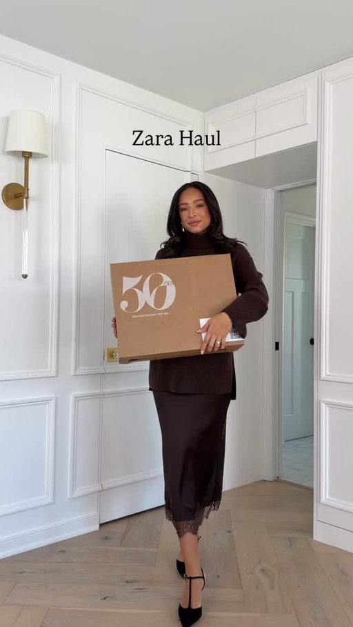 Zara haul 🤎 These sweater sets have my heart! Found so many bump friendly workwear and elevated casual outfits for fall!

Type “ZARA” and I’ll send you the details on these Zara looks