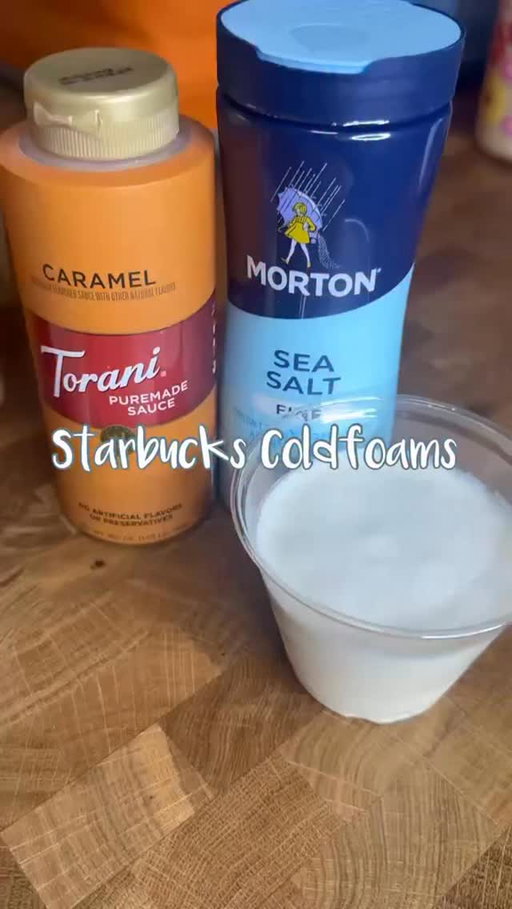 Reposting to S A V D lives 💕 - last time I was told that Starbucks uses their sweet cream to make all cold foams which means 1 tbs vanilla syrup + 2 tbs milk + 3 tbs heavy whip cream BUT - I can taste the difference so this is how I make mine. 

#coldfoam #starbuckscoldfoam #coldfoamathome #coldfoamrecipe #starbucks #saltedcaramelcoldfoam #vanillacoldfoam #matchacoldfoam #strawberrycoldfoam #pumpkincoldfoam