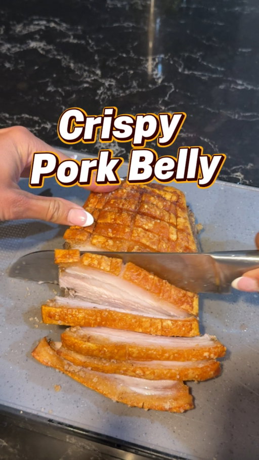 Crispy pork belly in the air fryer, straight from a TikTok recipe I had to try.
And yes… I’m vegetarian.
But yes… I still cook meat for my family.

I actually love cooking. When I was little, I dreamed of being a chef. In my culture, food is one of the biggest ways we show love so feeding the people I love will always be something I enjoy.

It’s my way to switch off, slow down, and create a bit of joy around the table.
And according to my husband, who happily volunteered as today’s taste tester — this one’s a keeper. 🐷🔥