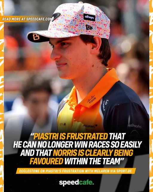 Bernie Ecclestone weighs in on Oscar Piastri’s title hopes 🏁 

#f1 #formula1 #motorsport #racing #cars #f12025