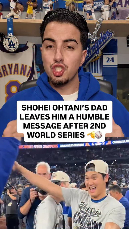 Shohei Ohtani’s dad admitted he feels bad for him after his historic NLCS Game 4 performance because of the expectations that will follow 🤯

His dad also said that he and Ohtani’s mom can’t watch the games he pitches for the Dodgers and instead have to watch recordings.

Shot by Noel Sanchez, @noisebynoel 🫡

#losangeles #dodgers #japan #mlb #dodgerstadium #ohtani #trendingreels #humble