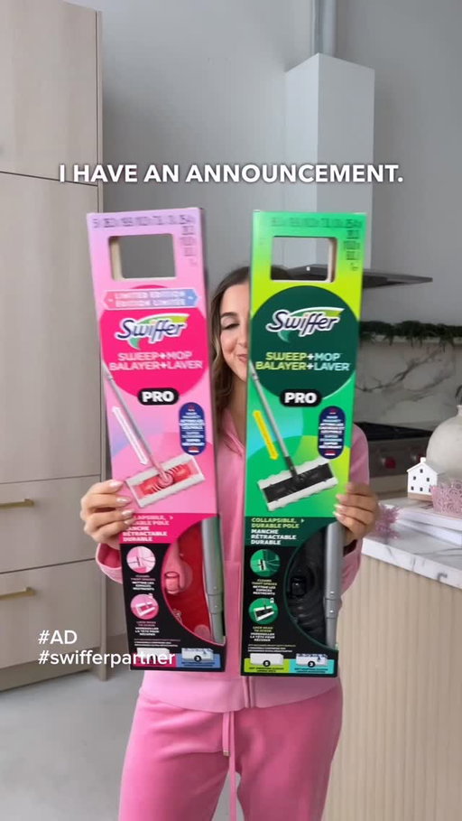 #AD #SwifferPartner A dust-free home ✨for good✨? Count me in!

If you’re looking for a sign to upgrade your broom, this is it! For a limited time, you can get a Galindafied @swiffer Sweep and Mop Pro!

The Sweep and Mop Pro has a collapsible pole for easy storage and an all-in-one design that makes my floors sparkle AND IT COMES IN PINK! 

Get yours before they’re gone! 

#wickedmovie #wickedforgood #wickedcollab