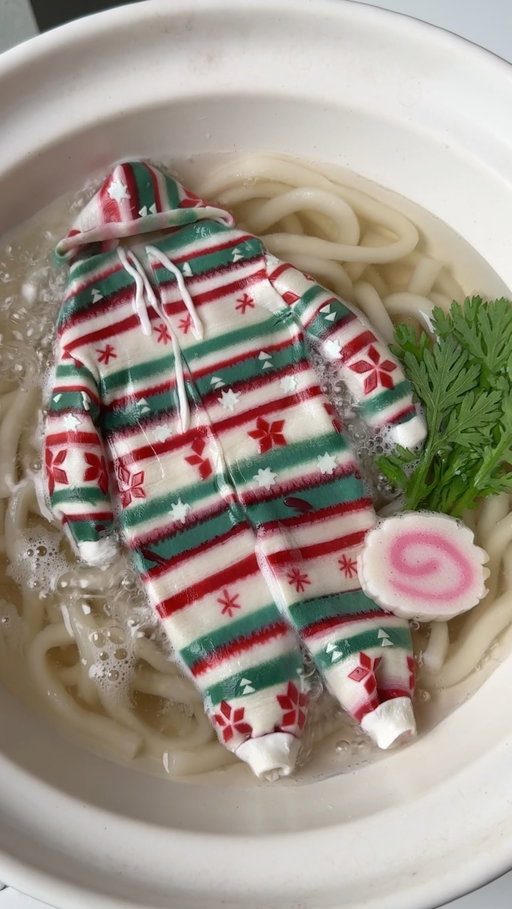 Our cozy fleece hooded onesie, now served extra warm with @sibatable 🍜. Now available and on sale for a limited time.
