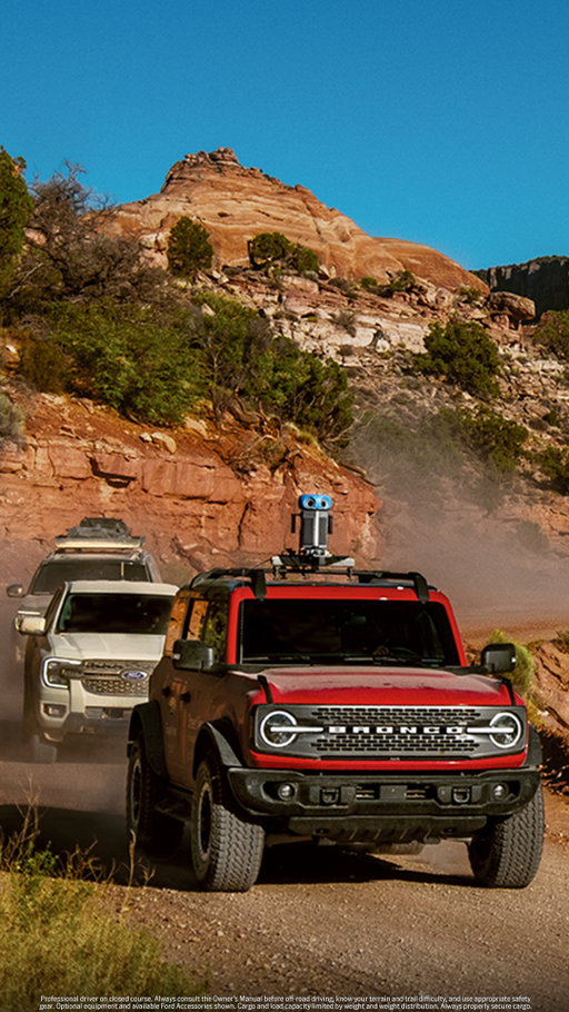 Off-road adventures get the Google Maps treatment with Ford Bronco®.

Equipped with Google Maps’ new Street View camera, the Bronco traversed 5,900+ miles across all types of terrain to capture America’s longest off-road trail, the TransAmerica Trail.

Explore the TAT. Captured with Ford capability, following Tread Lightly! off-roading principles. Now on Street View.