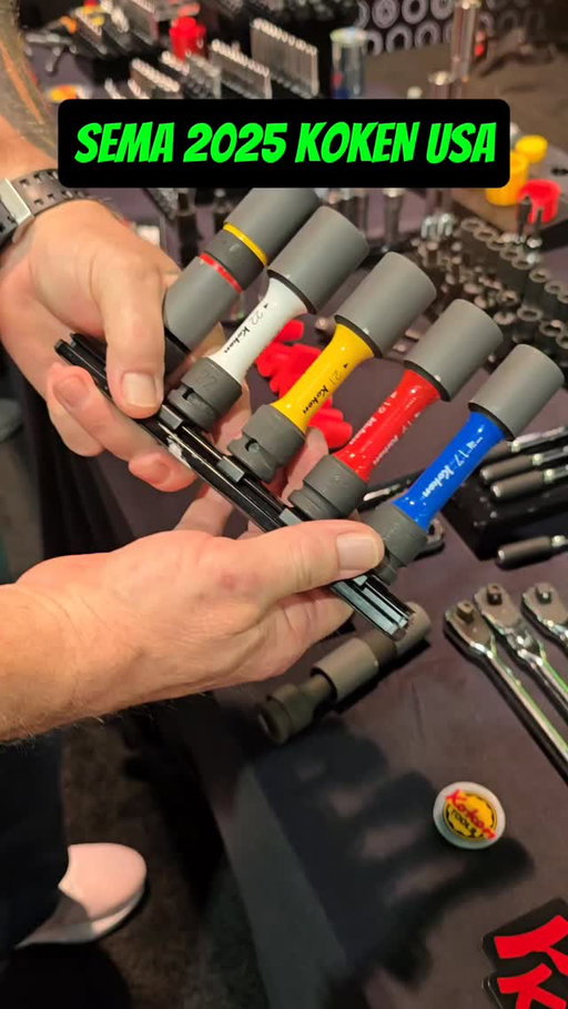SEMA 2025 KOKEN TOOLS 1/2 SIZE LUG NUT SOCKETS