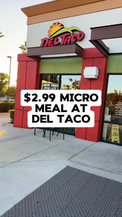 $2.99 for a meal @deltaco is actually insane…

The Micro Meal comes with:
-Micro Beefy Burrito
-Del’s famous portion of Crinkle Cut Fries
-1 Donut Bite

Available at all Del Taco locations through 11/23/2025, so check it out before it’s gone!