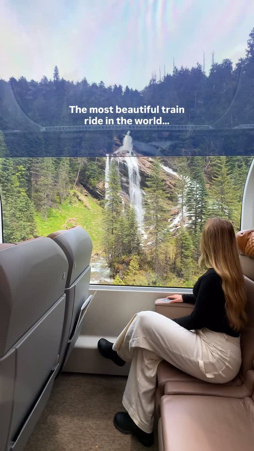 The most beautiful train ride in the world 🚂

📍 The Rocky Mountaineer