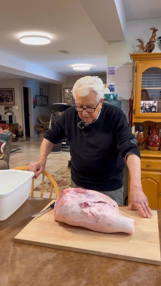 How My Italian Grandparents Make Prosciutto the Traditional Way! 
.
.
.
#food #homemade #foodie #delicious #italian #family  #cooking #recipe #viral #trending #reels #trendingnow