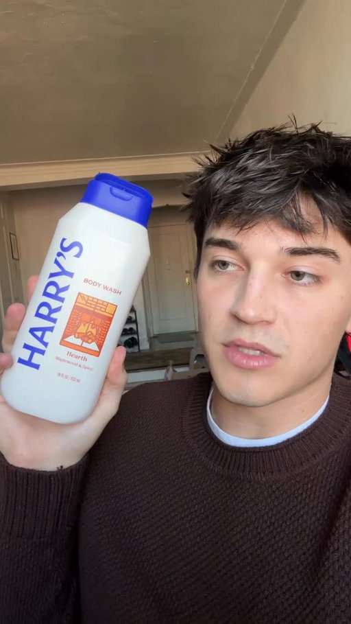Hurry to get your @harrys body wash in the Hearth scent before it's gone. By the time you're finished watching this, Hearth might already be sold out  #harryspartner #harrysbodywash