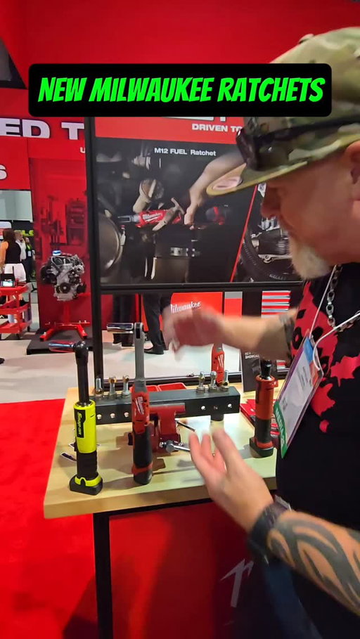 SEMA 2025 MILWAUKEE TOOLD KILLING IT WITH BRAND NEW CORDLESS RATCHETS.