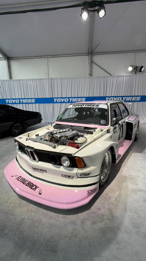 DAAAMN! Lat’s look at this incredible E21 BMW with the classic Team Ikuzawa livery, complete with deep lipped BBS mesh wheels, Momo seats and steering wheel, air jacks and all. 

Can you guess which engine is in there?

This is undoubtedly one of our favorite builds at SEMA 2025. 🔥🔥🔥 Congratulations on this jaw dropping Bimmer, @marv_gts. Quality parts, historical motorsport livery, and everything is legit.🙌🙌🙌 

Look for it at the Toyo Tires Treadpass! 

#MOTORMAVENS #E21 #BMW #3seriesbmw #toyotires #bbswheels #teamikuzawa #sema #semashow #sema2025 #fcpeuro