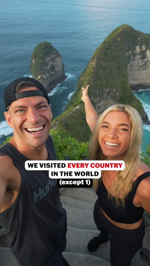 Share this video with someone who loves traveling! We are just one country away from our LAST COUNTRY on our trip to visit every country in the world!!

💫There have been lots of ups and downs on our journey the past 8 years to visit all 50 states and now almost every country. We plan to visit our final country next year and it's hard to believe we are this close to accomplishing a dream we weren't sure could ever happen!

Sooo grateful for all the people we've met along the way who have been such a blessing to us, and for all of you following along with our trip!
__________________________
Want to travel more? We got you! We're an American travel couple on a mission to visit every country. We have traveled full-time for 8 years. Follow for the best destinations to visit and tips to help you travel more!

#travel #travelcouple #everycountry #adventuretravel #couplestravel #travelcouples #traveltips