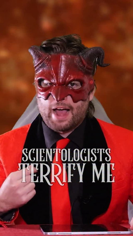 #scientologists are actually cool and nice and have done nothing wrong 😃 Full vid on Extra Tugg, link in bio #satan #hell