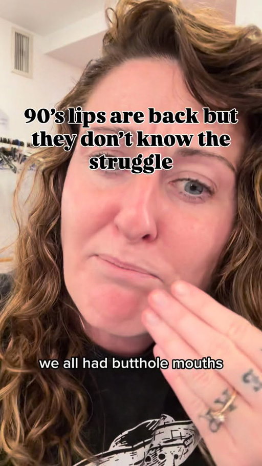 90’s lips are back but they don’t know the true struggle