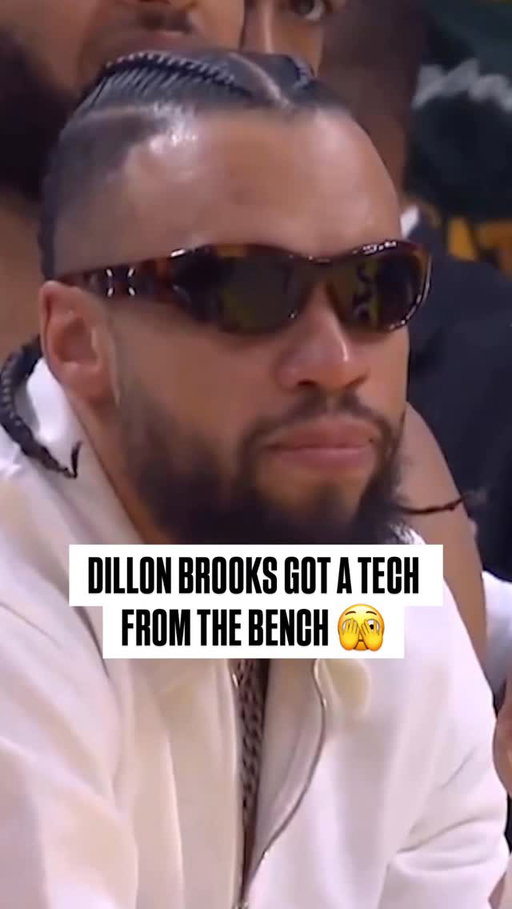 Dillon Brooks might be the first guy to get a technical foul while wearing sunglasses.