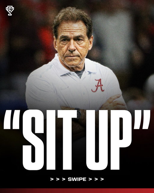 A video is going viral of Nick Saban’s wife telling him to sit up and him immediately sitting up. What Miss Terry says, Nick Saban does😂

🎥 KristenSaban