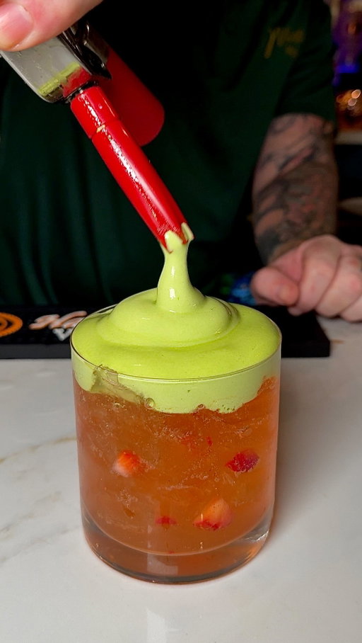 This Matcha Strawberry Margarita from Miso Mozza is an absolute must.

📍Providence, RI

#rirestaurants #rhodeisland #providence