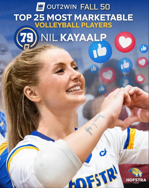 Earned, not given 📈🏐

Congratulations to @nilkayaallp on being named to @out2win’s Fall 50, recognizing the 50 most marketable volleyball athletes! She is in the top 25 most marketable volleyball players with an Out2Win Score of 79❗️

#PrideOfLI