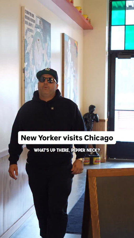 New Yorker visits Chicago
.
.
. 
#chicago #newyork #italian