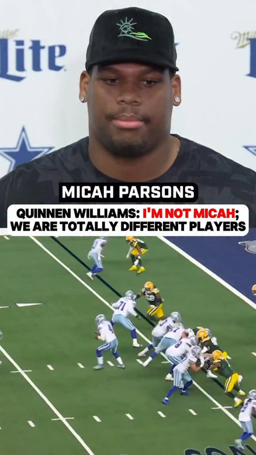 Quinnen Williams: Micah Parsons and I are totally different players; I’m here to do my job (via DallasCowboys.com)